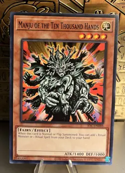 Manju of the Ten Thousand Hands IOC-EN088 Invasion of Chaos 25th Yugioh! NM - Image 1