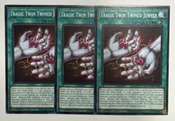 3X Tragic Twin Threads DOOD-EN071 C Doom of Dimensions NM 1st Ed Yugioh - Image 1