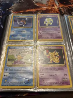 Binder Of Vintage Pokemon Cards HP/LP Base, Jungle, Fossil, Team Rocket & Base2 - Image 1