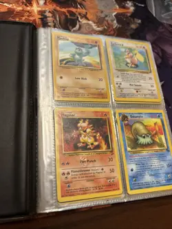 Binder Of Vintage Pokemon Cards HP/LP Base, Jungle, Fossil, Team Rocket & Base2 - Image 3