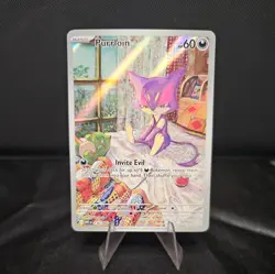 Purrloin Illustration Rare 136/086 White Flare *ENGLISH* Pokemon TCG Card NM - Image 1