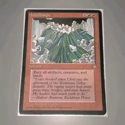 MTG Magic the Gathering Card - Jokulhaups - Rare Red Sorcery 1995 Ice Age - Image 2