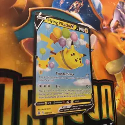 Pokemon Celebrations Holo Ultra Rare Card Flying Pikachu v 006/025 - Image 2