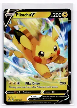 Pikachu V SWSH: Sword & Shield Promo Cards - Pokemon NM SWSH285 - Image 1