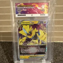 Pokemon Card Zeraora VSTAR 055/159 Rare Holo Crown Zenith Near Mint - Image 1