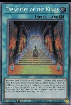 Yu-Gi-Oh! Treasures Of The Kings Secret Rare play set ( 3x copies of the card) - Image 1