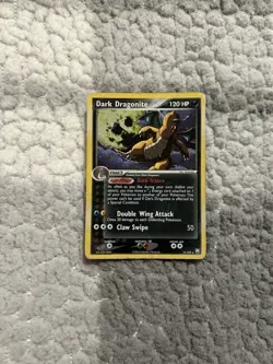 Pokemon Dark Dragonite TCG Holo Rare Card 15/109 Ex Team Rocket - Image 1