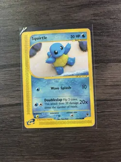Squirtle 131/165 - Pokemon Expedition Pokemon Card - Image 1
