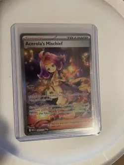 Acerola's Mischief 183/132 Special Illustration Rare Pokemon Card TCG NM - Image 1