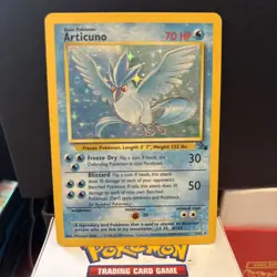 Pokemon TCG Articuno Fossil Holo Unlimited Rare Card 2/62 - Image 1