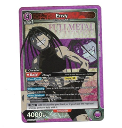Union Arena Full Metal Alchemist Envy UE09BT/FMA-1-077 SR Foil Card NM - Image 1