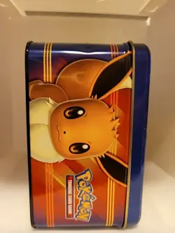 Pokemon Pikachu & Eevee Lunchbox - EMPTY - Trading Card Tin - Collectors Chest - Image 2