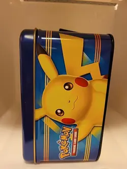 Pokemon Pikachu & Eevee Lunchbox - EMPTY - Trading Card Tin - Collectors Chest - Image 4