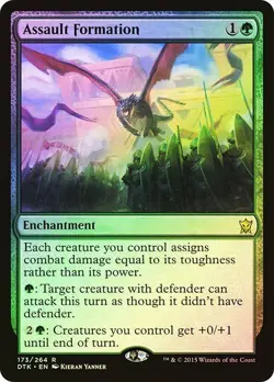 Dragons of Tarkir MTG Foil Assault Formation Magic - Image 1