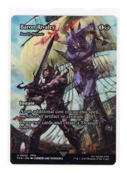 Baron Rivalry (Showcase) U 0033 Regular Final Fantasy Magic the Gathering MTG NM - Image 1