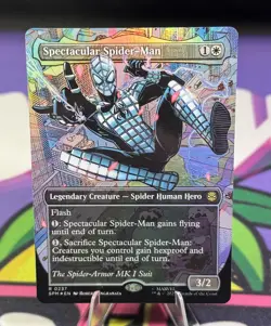 MTG SPECTACULAR SPIDER-MAN TEXTURED FOIL Magic the Gathering NM/M 0237 - Image 1