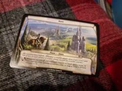 1x MTG Magic The Gathering TCG Bant Land Plane Oversized Planchase - Image 1