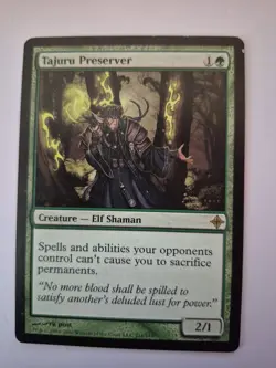 1x English MTG Regular Tajuru Preserver Rise of the Eldrazi MP x1 - Image 1