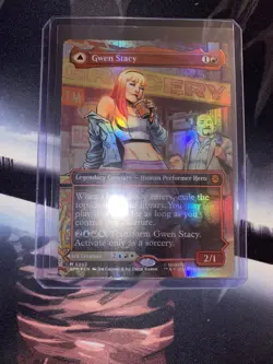 Gwen Stacy (0202) (Borderless)(Foil) - Marvel's Spider-Man (SPM) - Image 1