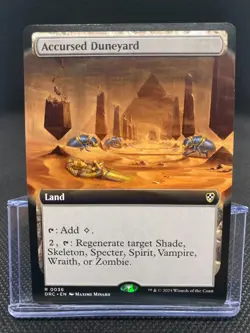 MTG Accursed Duneyard - Aetherdrift NM/Reg Extended Art English - Image 1