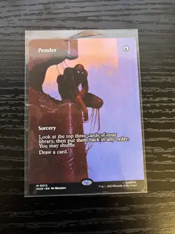 Ponder Borderless Spider-Man Marvel Universe (MAR) MTG - Image 1