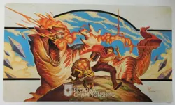 MTG StarCityGames Regional Championship Playmat Dragon Goblins Wizards Hedrons!! - Image 1