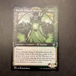 MTG STARTER COMMANDER DECK - Harald, King Of Skemfar - B/G Elf Flicker - Image 1