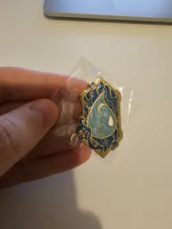 MagicCon Atlanta 2025 Island Blue Mana Symbol Pin Promo MTG - Image 1