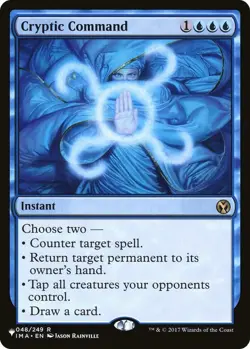 1x Cryptic Command (IMA) Light Play MTG Magic - Kid Icarus - - Image 1