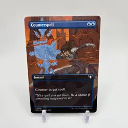Counterspell (Borderless) (630) | NM | Commander Masters (CMM) MTG - Image 1