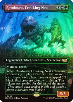 Rendmaw, Creaking Nest (Borderless) M Commander: Duskmourn: House of Horro FOIL - Image 1