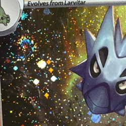 Pokemon TCG Promo SVP 120 Holographic Pupitar w Double Swirl Near Mint - Image 2
