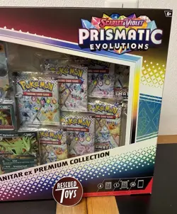 Pokemon Lucario Ex Tyranitar Ex Premium Collection Prismatic Evolution, IN HAND! - Image 4