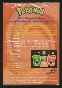 1999 Pokemon Base Set Brushfire Theme Deck Vintage FACTORY SEALED!! B^ - Image 2