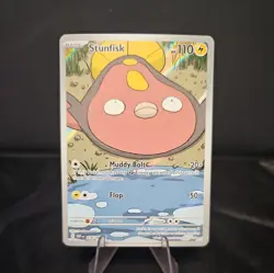 Pokemon TCG: 2025 SV White Flare WHT EN Stunfisk Illustration Rare #118/086 NM - Image 1