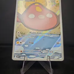 Pokemon TCG: 2025 SV White Flare WHT EN Stunfisk Illustration Rare #118/086 NM - Image 2