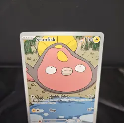 Pokemon TCG: 2025 SV White Flare WHT EN Stunfisk Illustration Rare #118/086 NM - Image 3