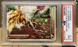 Pokemon Ho-Oh Legend Bottom HeartGold & SoulSilver Holo Rare #112 PSA 9 Mint - Image 1