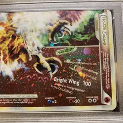 Pokemon Ho-Oh Legend Bottom HeartGold & SoulSilver Holo Rare #112 PSA 9 Mint - Image 2
