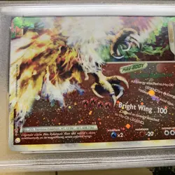 Pokemon Ho-Oh Legend Bottom HeartGold & SoulSilver Holo Rare #112 PSA 9 Mint - Image 3