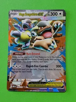 Mega Kangaskhan ex 104/132 Double Rare Holo Full Art Mega Evolution Pokemon Eng - Image 4