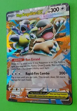 Mega Kangaskhan ex 104/132 Double Rare Holo Full Art Mega Evolution Pokemon Eng - Image 5