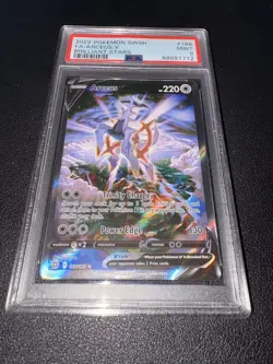 Arceus V Alternate Art Brilliant Stars 166/172 PSA 9 Mint Pokemon English Alt - Image 1
