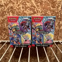 Pokemon TCG: Journey Together Factory Sealed Booster Bundle Box - Lot of 2 - Image 1