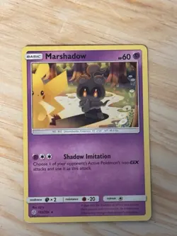 Pokemon TCG Marshadow 103/236 Sun and Moon: Cosmic Eclipse Non Holo Rare NM B - Image 1