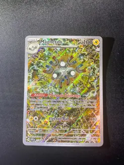 Pokemon Magneton SVP 159 Surging Sparks Full Art Holo Black Star Promo - Image 1