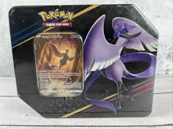 Pokemon TCG - Galarian Articuno Crown Zenith Tin 4 Pack Sword Shield New Sealed - Image 1