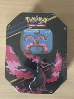 Pokemon Crown Zenith Tin Galarian Moltres Swsh284 - New - Factory Sealed 4 Packs - Image 1