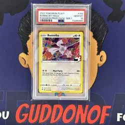 💎PSA 10 GEM MINT 2022 Pokemon Prize Pack Series 1 BUNNELBY #150 HOLO Rare - Image 1