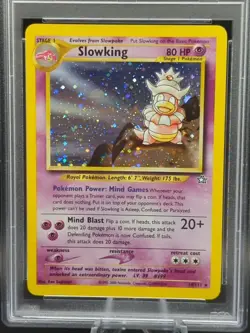 2000 Pokemon - Neo Genesis - Slowking - Holo - PSA 7 - Image 1